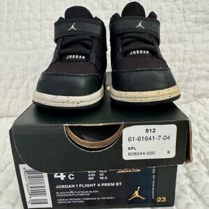 Nike - Jordan 1 Flight 4 PREM BT - Little Kids SHOE Sneakers - Size 4C